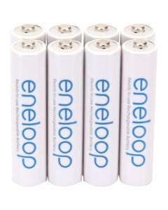 Panasonic BK-4MCCA8BA eneloop Rechargeable Batteries (AAA; 8 pk)